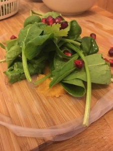 alles in das Reispapierblatt geben