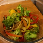 Gemüse beiseite stellen