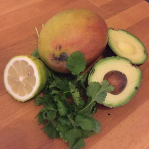 Zutaten Mango-Guacamole