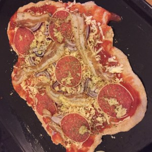 fertig belegte Männerpizza